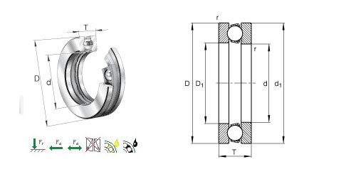 FAG 53318 U推力球轴承